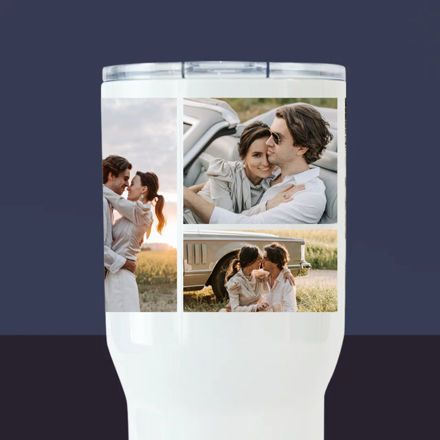 Le Collage Photo: Madame Et Monsieur - Mug De Voyage 650 Ml