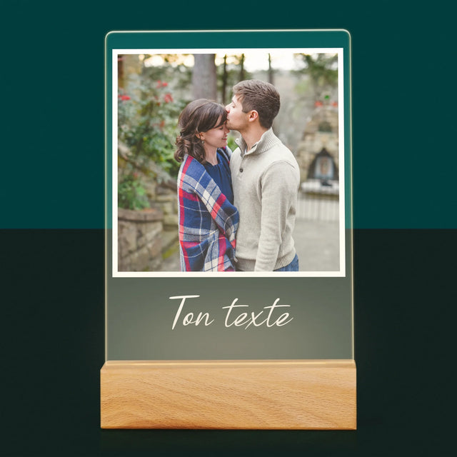 Photo Et Texte: Ta Photo Et Texte - Impression Sur Verre Acrylique