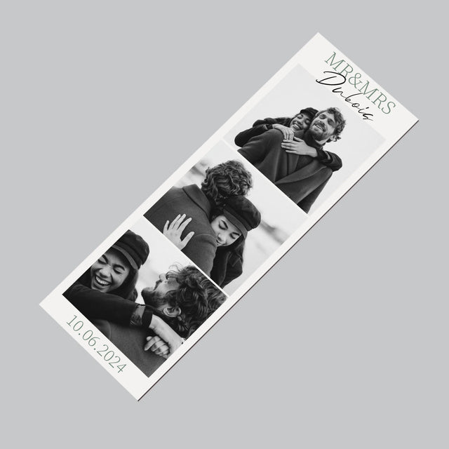 Le Collage Photo: Mr&Mrs Mariage - Aimant Pour Frigo