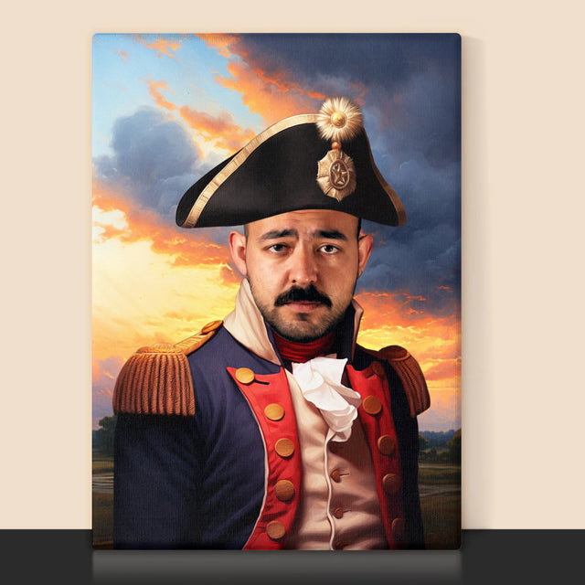 Le portrait royal : Général au palais - Imprimez avec votre photo 