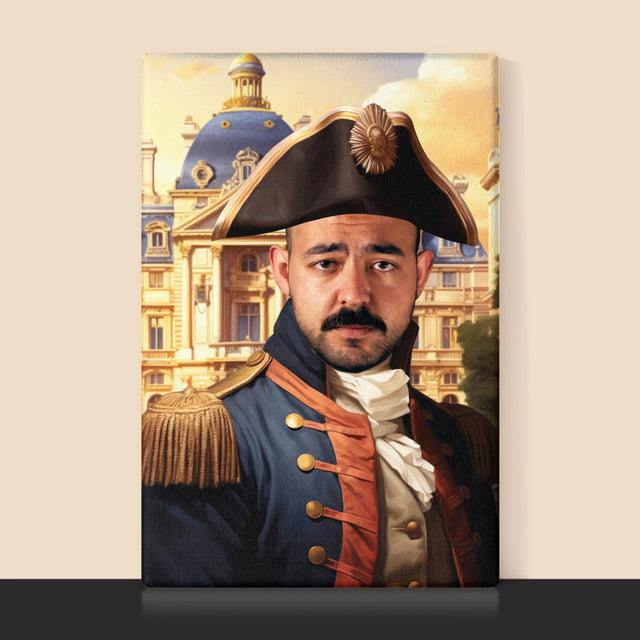 Le portrait royal : Commandant - Imprimez avec votre photo 