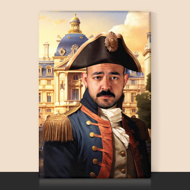 Le portrait royal : Commandant - Imprimez avec votre photo 