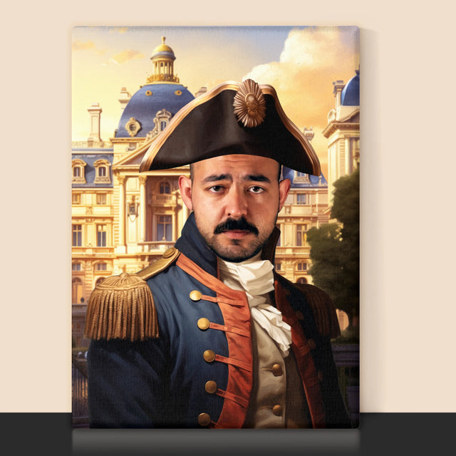 Le portrait royal : Commandant - Imprimez avec votre photo 