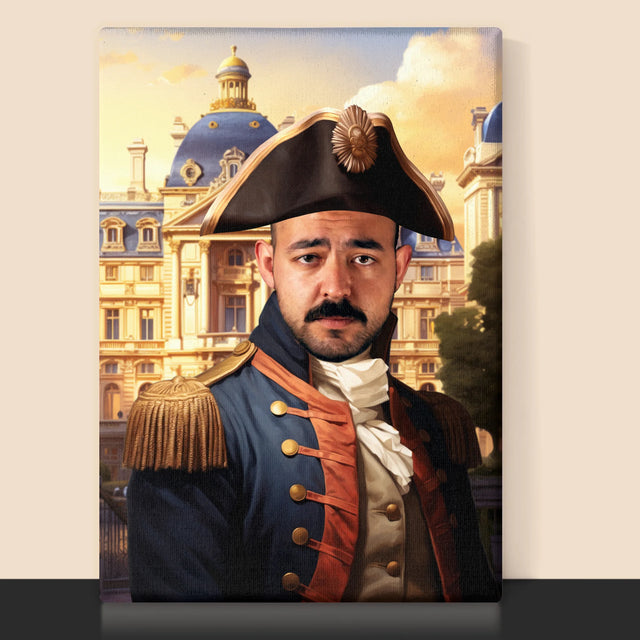 Le portrait royal : Commandant - Imprimez avec votre photo 
