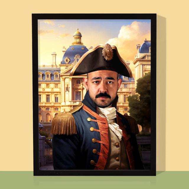 Le portrait royal : Commandant - Imprimez avec votre photo 