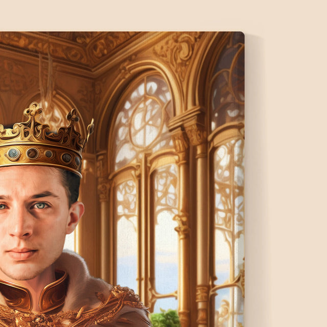 Le portrait royal : Règle - Imprimez avec votre photo 