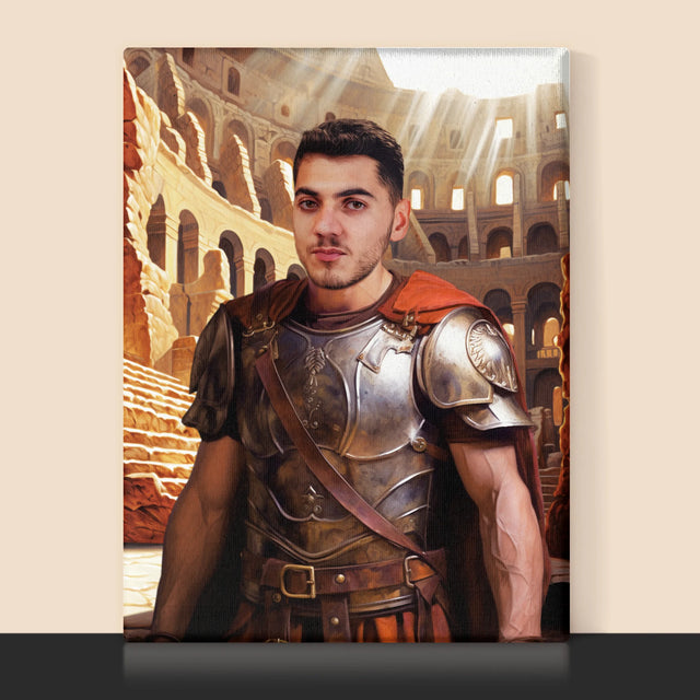 Le portrait royal : Gladiateur - Imprimez avec votre photo 