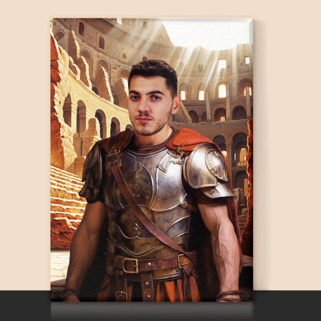 Le portrait royal : Gladiateur - Imprimez avec votre photo 