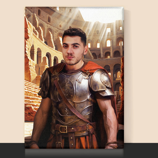 Le portrait royal : Gladiateur - Imprimez avec votre photo 