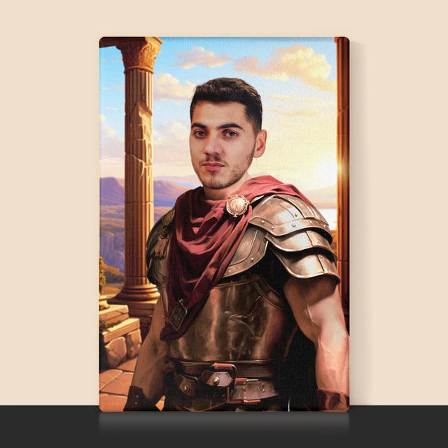 Le Portrait Royal : Guerrier - Imprimez Avec Votre Photo 