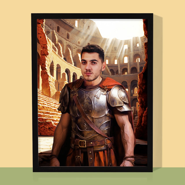 Le portrait royal : Gladiateur - Imprimez avec votre photo 