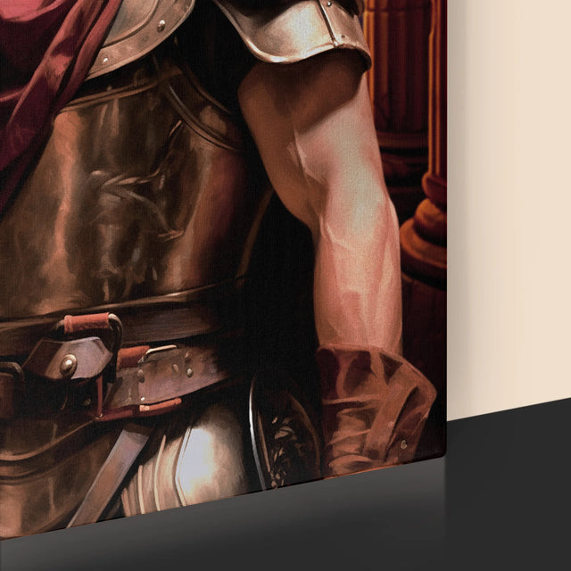 Le Portrait Royal : Guerrier - Imprimez Avec Votre Photo 