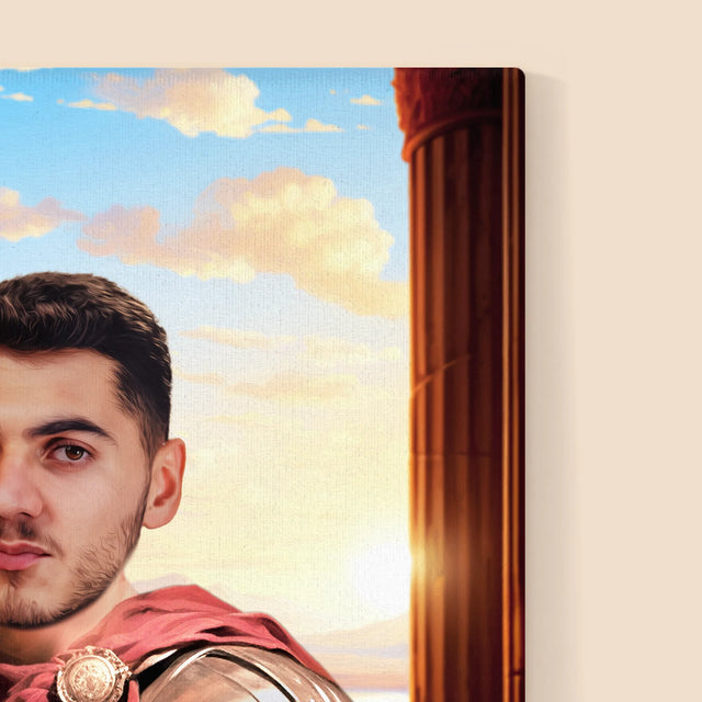 Le Portrait Royal : Guerrier - Imprimez Avec Votre Photo 