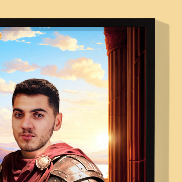 Le Portrait Royal : Guerrier - Imprimez Avec Votre Photo 
