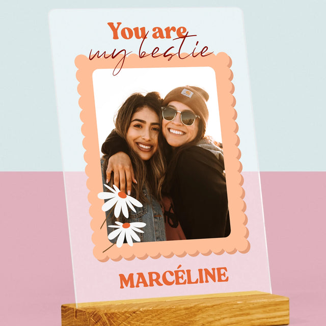 Collage Photo: Photo Besties  - Impression Sur Verre Acrylique