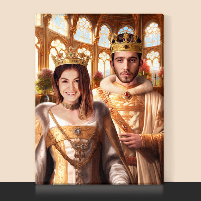 Le portrait royal : Mariage royal - Imprimez avec votre photo 