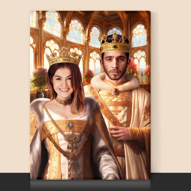 Le portrait royal : Mariage royal - Imprimez avec votre photo 