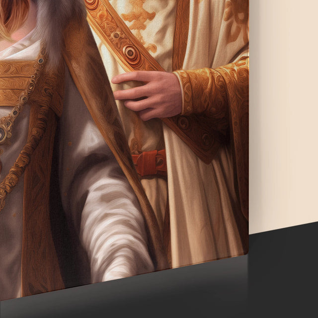 Le portrait royal : Mariage royal - Imprimez avec votre photo 