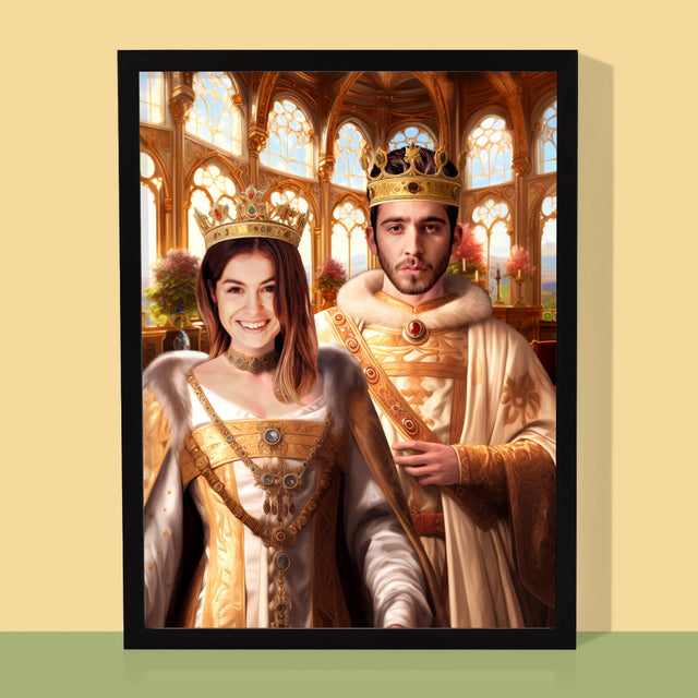 Le portrait royal : Mariage royal - Imprimez avec votre photo 
