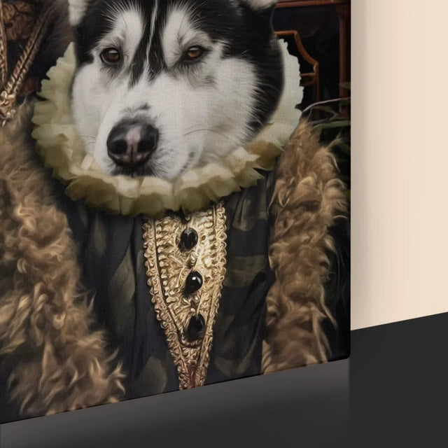 Le Portrait Royal : Noble Avec Animal De Compagnie - Imprimez Avec Votre Photo 