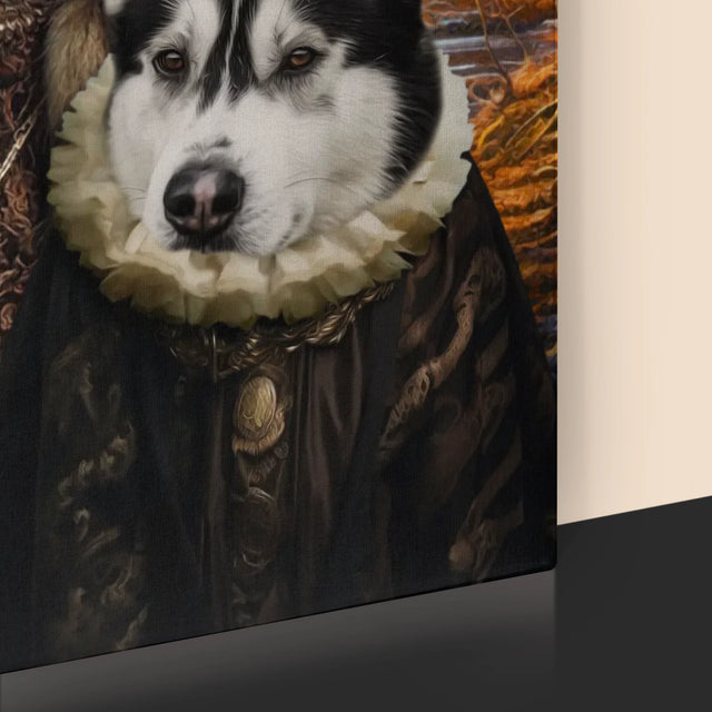 Le portrait royal : La noblesse en chasse - Imprimez avec votre photo 