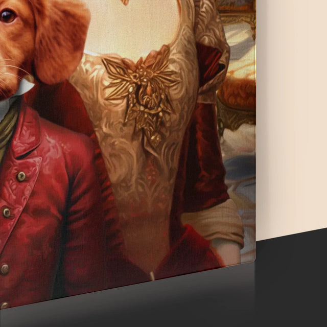 Le Portrait Royal : Dame Avec Animal De Compagnie - Imprimez Avec Votre Photo 