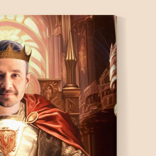 Le Portrait Royal: Le Trône - Image De La Toile