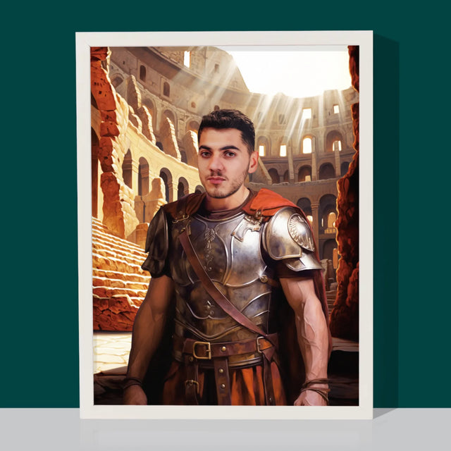 Le portrait royal : Gladiateur - Imprimez avec votre photo 