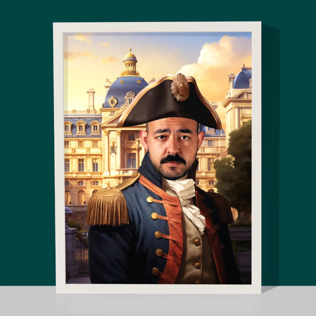 Le portrait royal : Commandant - Imprimez avec votre photo 