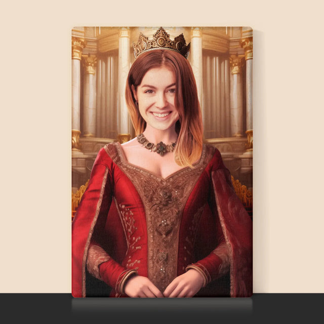 Portrait royal : Reine - Imprimez avec votre photo | FR