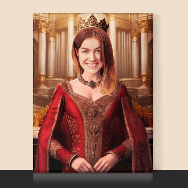 Portrait royal : Reine - Imprimez avec votre photo | FR