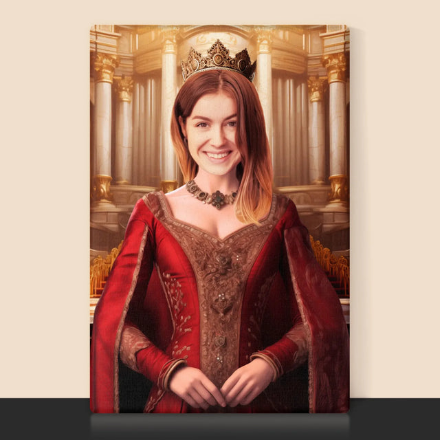 Portrait royal : Reine - Imprimez avec votre photo | FR