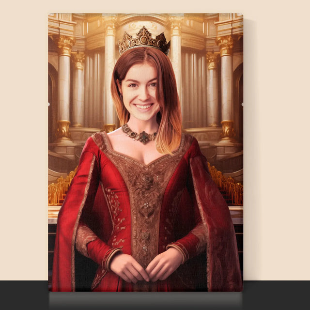 Portrait royal : Reine - Imprimez avec votre photo | FR