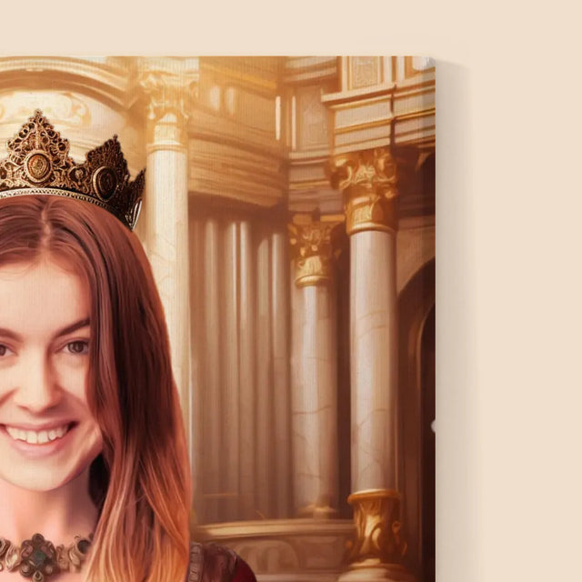 Portrait royal : Reine - Imprimez avec votre photo | FR