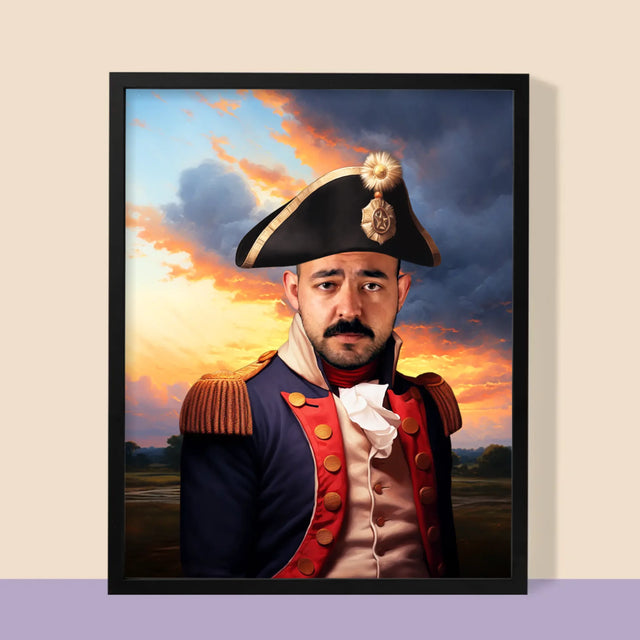 Le portrait royal : Général au palais - Imprimez avec votre photo 