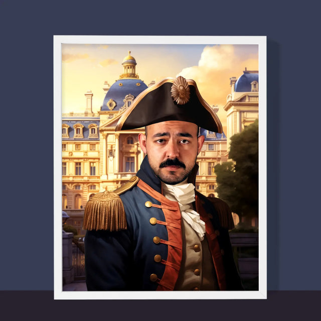 Le portrait royal : Commandant - Imprimez avec votre photo 