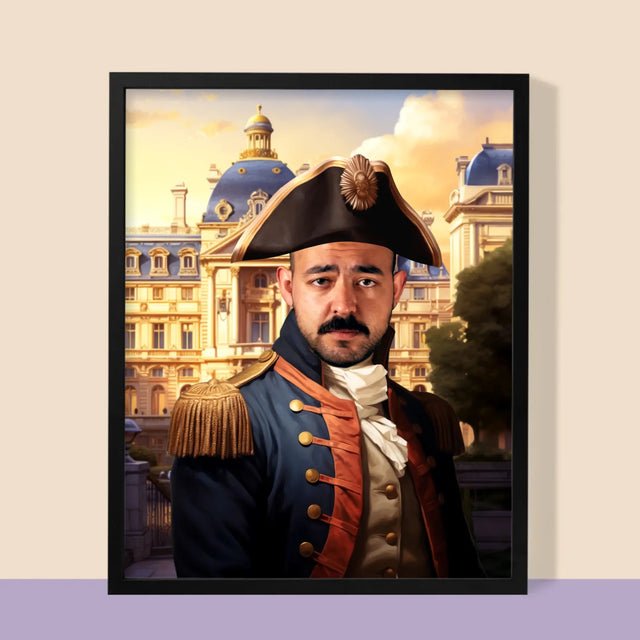 Le portrait royal : Commandant - Imprimez avec votre photo 
