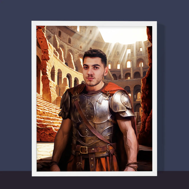 Le portrait royal : Gladiateur - Imprimez avec votre photo 