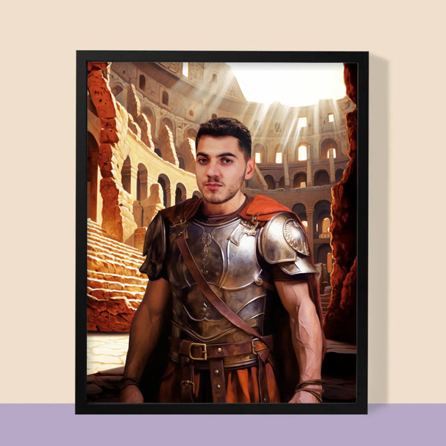 Le portrait royal : Gladiateur - Imprimez avec votre photo 
