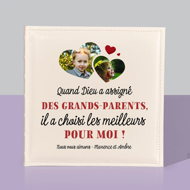Le Collage Photo: Quand Dieu A Assigné Les Grands-Parents - Album De Photos