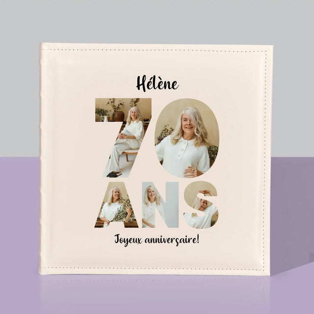 Collage Photo De Lettre: 70 Ans De Photos - Album De Photos