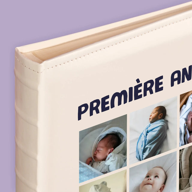 Le Collage Photo: Première Année De Vie - Album De Photos