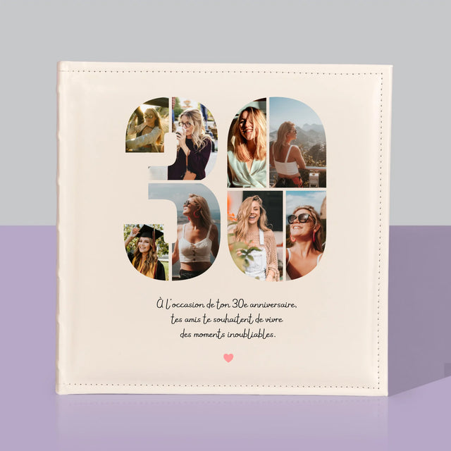 Le Collage Photo: 30E Anniversaire, Vœux - Album De Photos