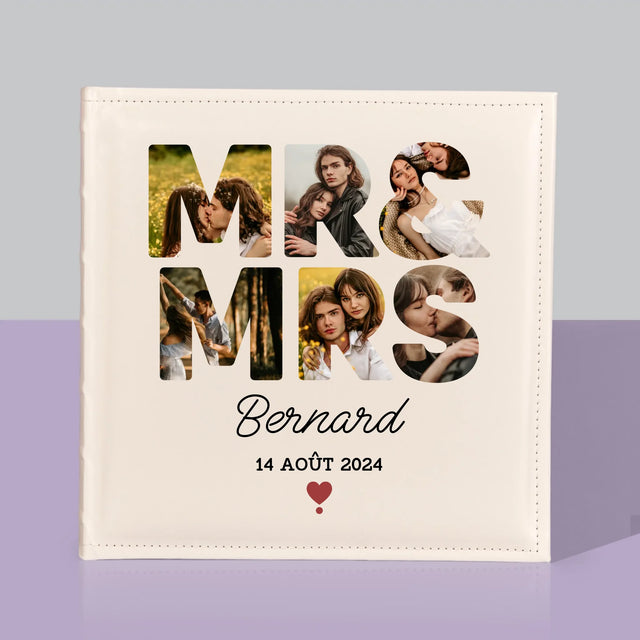 Collage Photo De Lettre: Mr&Mrs - Album De Photos