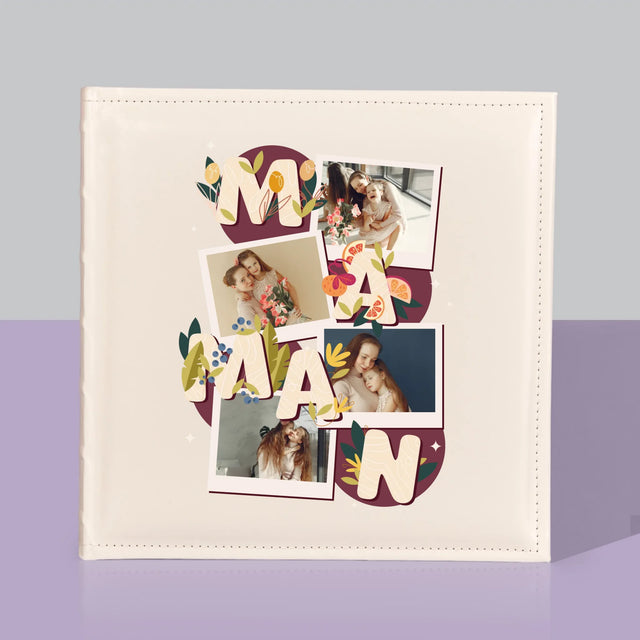 Collage Photo: Lettres Maman - Album De Photos