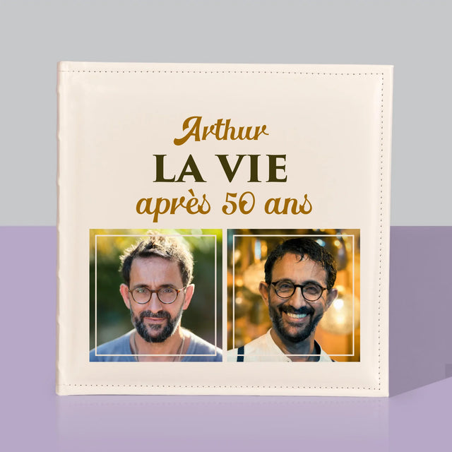 Collage Photo De Lettre: La Vie Commence À 50 Ans - Album De Photos
