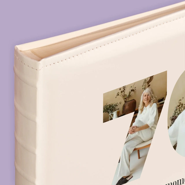 Collage Photo De Lettre: 70Ème Anniversaire - Album De Photos