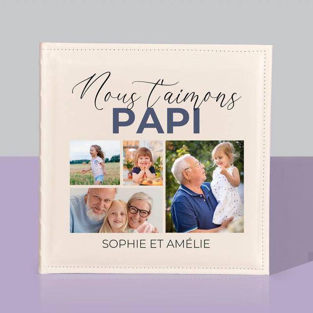 Collage Photo: Nous T'Aimons Papi - Album De Photos