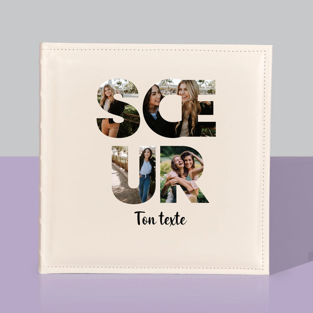 Collage Photo De Lettre: La Sœur De Tes Photos - Album De Photos