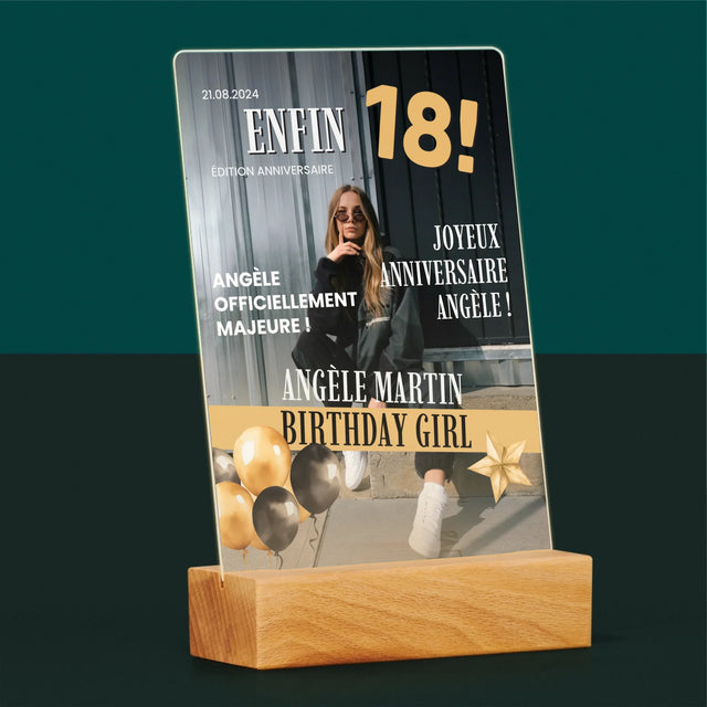 La Couverture De Magazine: Enfin - Impression Sur Verre Acrylique